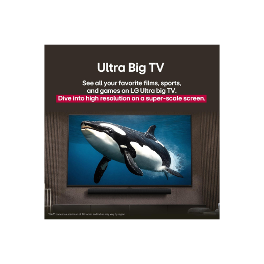 LG Smart TV 55" UHD AI 4K UА75 -  55UA75009LA.AMCN