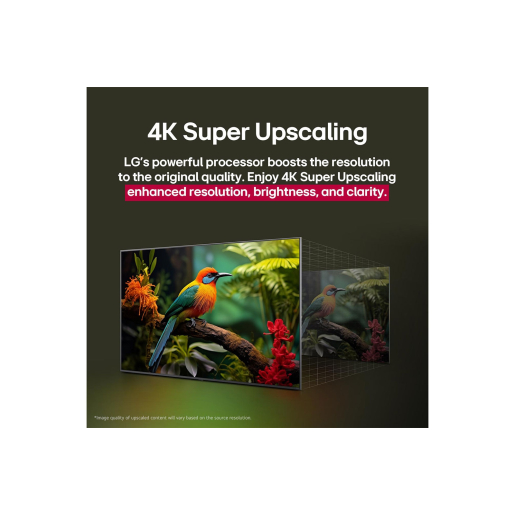 LG 4K UHD Smart TV HDR 10 WiFi Black - 65NANO80A6B.AMCN