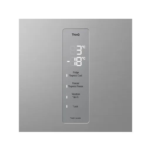 LG GR-B459FMFW.APYQMER Silver -  186x59.5x68.2 321 LT NF                                                                                                                      
