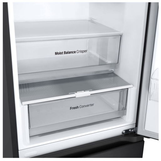   GR-B459FQFW.AEPQMER Bottom-Freezer 186x59.5x68.2 344 LT NF Inverter Display Black                                         