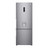    GC-GR-F589BLCM.APZQMER Bottom-Freezer 185x70x74 446 LT NF Inverter Dislpay Ice Dispenser Silver