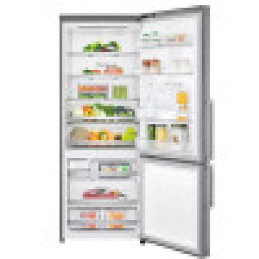    GC-GR-F589BLCM.APZQMER Bottom-Freezer 185x70x74 446 LT NF Inverter Dislpay Ice Dispenser Silver