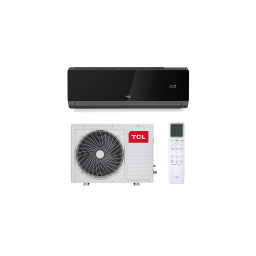   TCL On/Off WIFI TAC-12CHSD/XA82 INDOOR (35-40m2) R32 ,Black Glass Panel + Complect