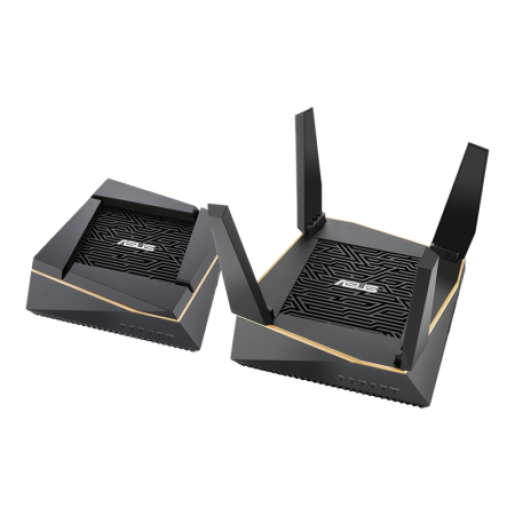 Asus RT-AX92U(2-PK) 2 Pack Performance Mesh Tri-Band 802.11 AX6100 Wi-Fi Route