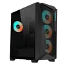 Gigabyte C301G GLASS -  4x120mm ARGB Fans Mid Tower Black