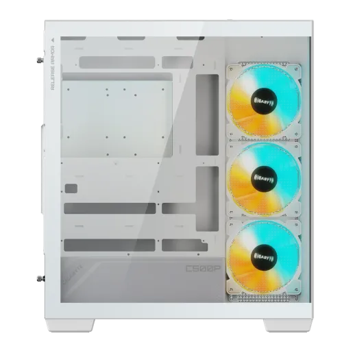 Gigabyte C500 PANORAMIC STEALTH ICE -  4x120mm ARGB Fans Mid Tower White