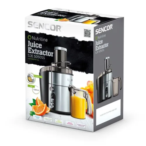 Sencor SJE 5050SS Juicer, Power 1200 W, 85db, 215 x 315 x 424, 4.2kg