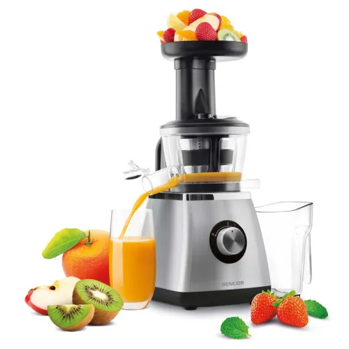  Sencor SSJ 4041BK Slow Juicer, Power 400 W, 70db, speed -60 rpm , 230 x 210 x 445, 4.15kg