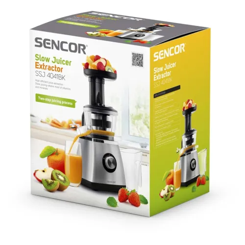  Sencor SSJ 4041BK Slow Juicer, Power 400 W, 70db, speed -60 rpm , 230 x 210 x 445, 4.15kg