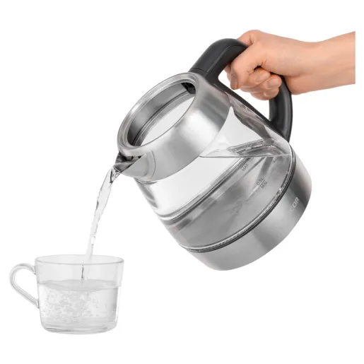 Sencor SWK 1080SS Electric Kettle, Volume 1l, 60-70-80-90-100 °C, Central 360° Strix connector, Power 2200 W, 880gr