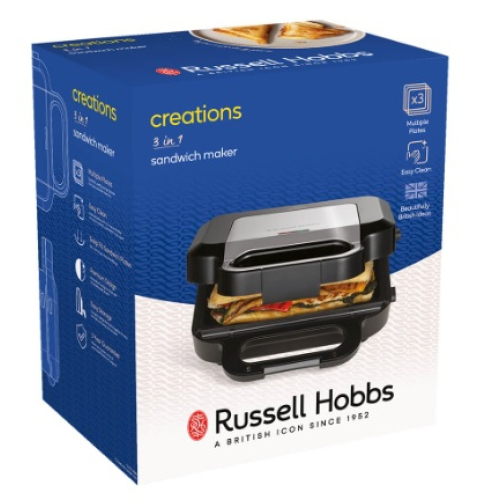 Russell Hobbs 26810-56/RH 3 in 1 Sandwich Maker