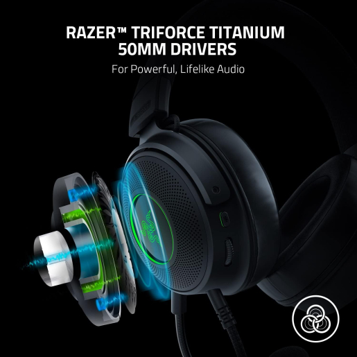 Razer Kraken V3 - Wired USB Gaming Headset