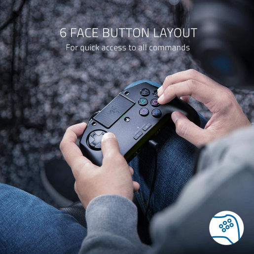 Razer Gamepad Raion Fightpad for PS4 USB Black