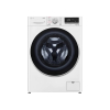LG F4V5VYL0W.ABWPMER -9 KG, 1400 RPM, 85X56X60, INVERTER, ARTIFICIAL INT,STEAM, White