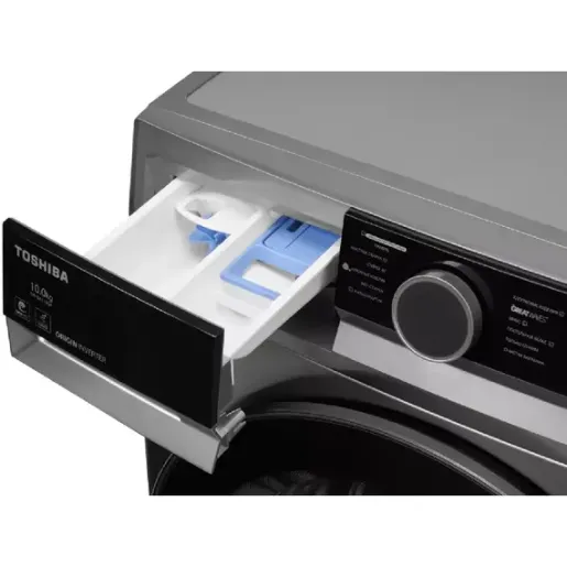TW-BK100G4UZ(SK) 9 KG 1400 RPM 85x60x59 Inverter Rotary Knob LED Touch Display Silver