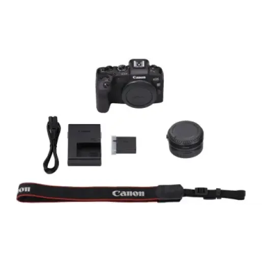  Canon EOS RP Full Frame Mirrorless Vlogging Portable Digital Camera with 26.2MP Full-Frame CMOS Sensor, Wi-Fi , Bluetooth, 4K Video Recording and 3.0”
