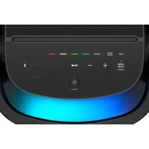  Sony SRS-XV900 X-Series Wireless Portable-Bluetooth-Karaoke Party-Speaker with 25 Hour-Battery, Built-in Handle and Wheels, Omnidirectional-Sound and