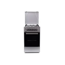 Oz OE 5040 IX / OSE50X50X4 Coocker, 4Gas, Oven-Electric, 50x50x85, Silver, Top metal