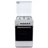 Oz OG 5040 W / OSmall50X50W4G Coocker, 4Gas, Oven-Gas, 50x50x85, Ignition, White, Top metal