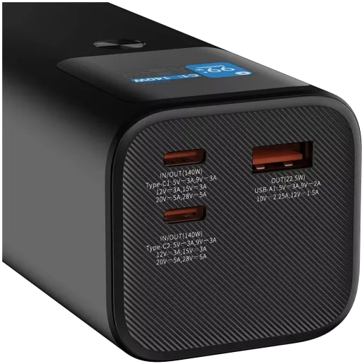  CANYON power bank 27000 mAh 97.2Wh PD140W QC 3.0 Dark Grey