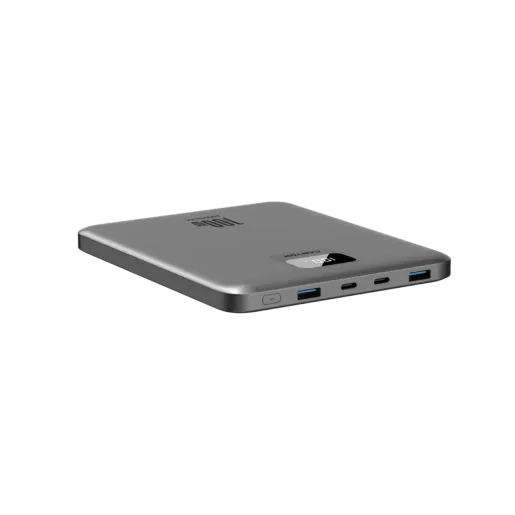  CANYON power bank PB-2008 LED FLAT 20000 mAh PD100W QC3.0 Dark Grey