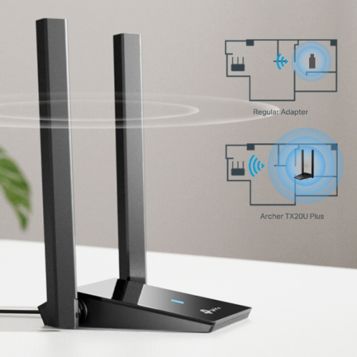 TP-LINK Archer TX20U Plus AX1800 High Gain Wireless USB Adapter