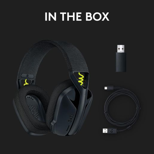 LOGITECH G435 LIGHTSPEED Wireless Gaming Headset - BLACK