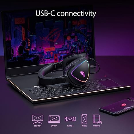 Asus ROG Delta S Headset Head-band Black RGB