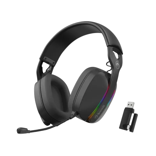 MARVO HG9086W BK Pulz 70W Black wireless headset