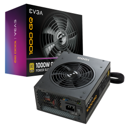 EVGA 1000 GQ, 80+ GOLD - 1000W Semi Modular Power Supply