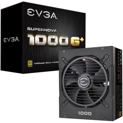 EVGA SuperNOVA 1000 G1+, 80 Plus Gold 1000W, Fully Modular
