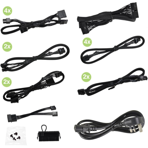 EVGA SuperNOVA 1000 G1+, 80 Plus Gold 1000W, Fully Modular