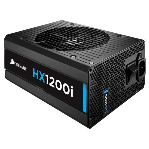Corsair HXi Series, HX1200i, 1200 Watt, 80+ Platinum Certified, Fully Modular