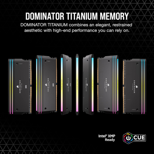 CORSAIR Dominator Titanium RGB DDR5 RAM 96GB (2x48GB) 7000MHz