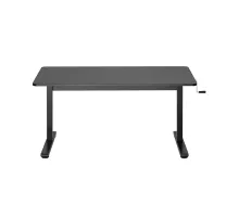 Vertex VX-MSSD-02B Affordable Manual Sit-Stand Desk Black