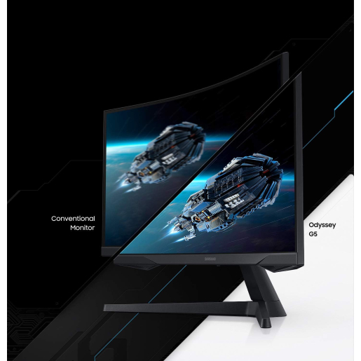  Samsung Odyssey G5 32" QHD 2560x1440 VA 1ms 165Hz