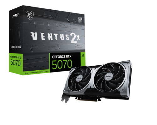 MSI Graphic card GeForce RTX 5070 12GB GDDR7 VENTUS 2X OC