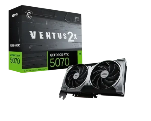 MSI Graphic card GeForce RTX 5070 12GB GDDR7 VENTUS 2X OC