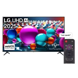 LG 65 inch LG UHD AI 4K Smart TV AI Magic Remote Ready HDR10 webOS25 65UA75009LA.AMCN 2025 65