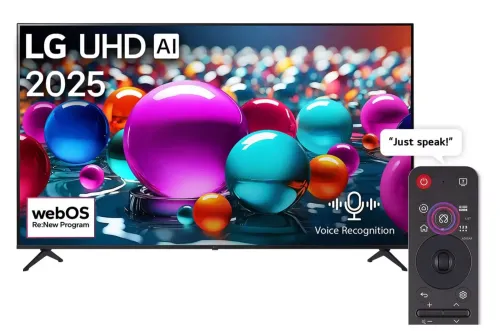 LG 65 inch LG UHD AI 4K Smart TV AI Magic Remote Ready HDR10 webOS25 65UA75009LA.AMCN 2025 65
