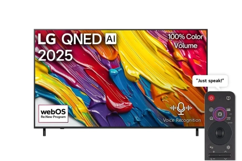 LG 4K UHD Smart TV HDR 10 WiFi Black - 65NANO80A6B.AMCN