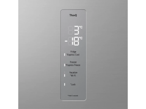 LG GR-B459FMFW.APYQMER Silver -  186x59.5x68.2 321 LT NF                                                                                                                      