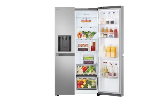 LG GR-L257KLKW.APYQMER Side-by-Side - 179x91.3x73.5 625 LT NF Inverter Dispenser Silver 
