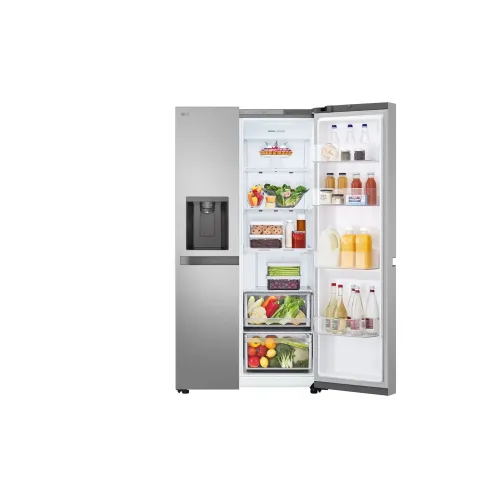 LG GR-L257KLKW.APYQMER Side-by-Side - 179x91.3x73.5 625 LT NF Inverter Dispenser Silver 