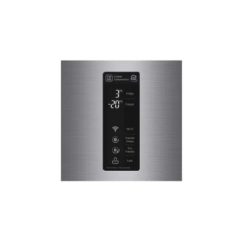 LG GC-GR-F589BLCM.APZQMER Silver - 185x70x74 446 LT NF Inverter Dislpay Ice Dispenser 