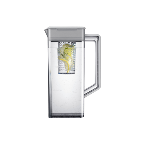 Samsung Bespoke AI RM90F67C1WWR - 185.3x91.2x73.1 669 LT NF Inverter Clean White Beveraget Center Dispenser