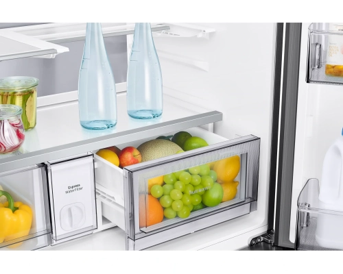 Samsung Bespoke AI RM90F67C1WWR - 185.3x91.2x73.1 669 LT NF Inverter Clean White Beveraget Center Dispenser