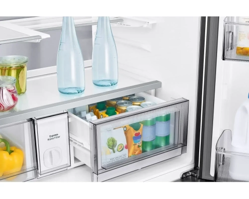 Samsung Bespoke AI RM90F67C1WWR - 185.3x91.2x73.1 669 LT NF Inverter Clean White Beveraget Center Dispenser