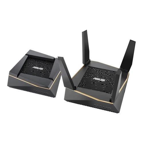 Asus RT-AX92U (2 Pack) Performance Mesh Tri-Band 802.11 AX6100 Wi-Fi Route