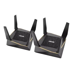 Asus RT-AX92U (2 Pack) Performance Mesh Tri-Band 802.11 AX6100 Wi-Fi Route